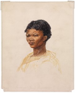 Joven Bosjesman de Cumming, 1850 de G. S. Ward